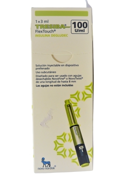 TRESIBA 100UI/ML 3ml X 1 FRASCO AMPOLLA 