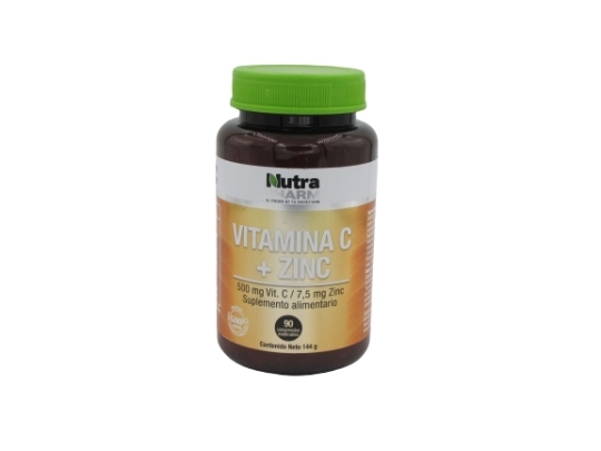 VITAMINA C 500MG + ZINC x90 COM