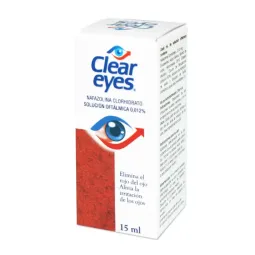 CLEAR EYES SOLUCION OFTALMICA X15 ML