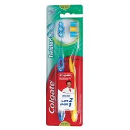 COLGATE CEPILLO TWISTER FRESH MEDIO 2X1