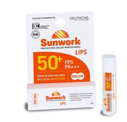 Protector Labial Sunwokrks Fps50 X 5Gr | sunworks labial 5gr