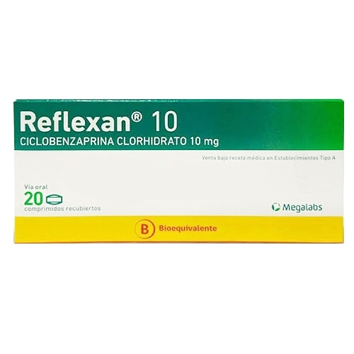 REFLEXAN 10 MG X20 COMPRIMIDOS RECUBIERTOS