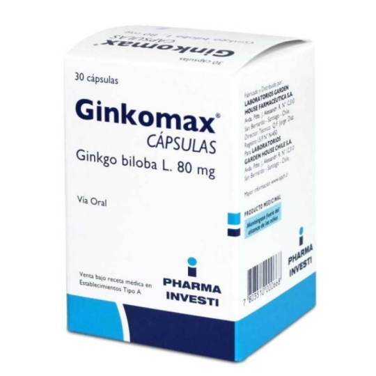 GINKOMA 80MG X80 CAPSULAS