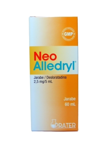 NEO ALLEDRYL JARABE 2.5 MG 5 ML X60