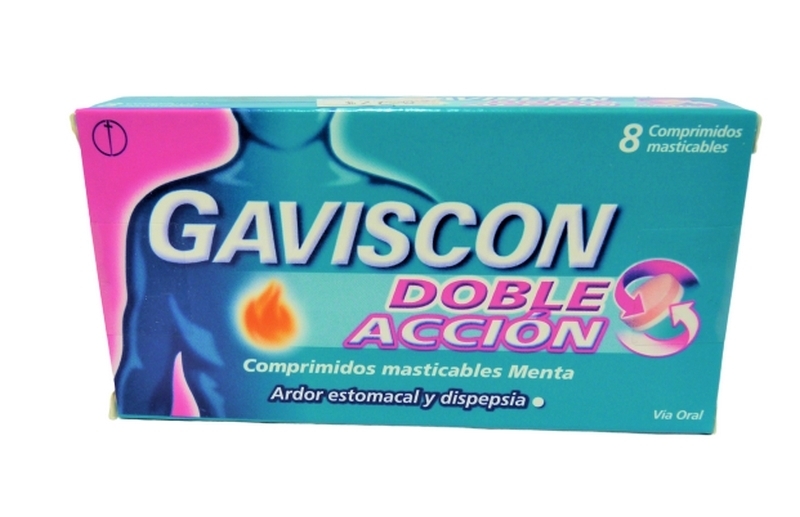 Gaviscon Doble Accion X 8 Comprimidos | gaviscon doble 8com