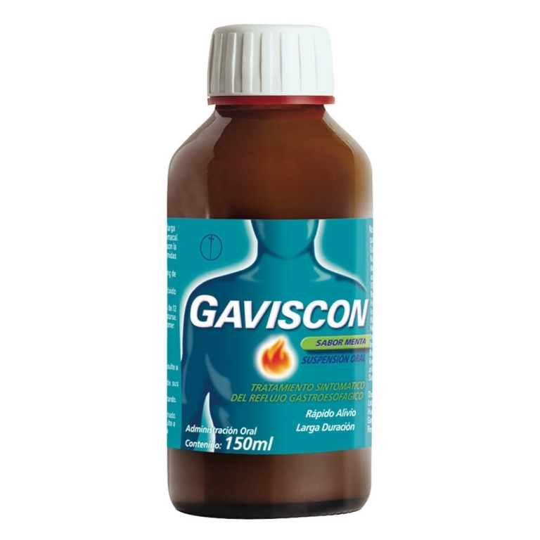 GAVISCON MENTA SOLUCION ORAL X 150ML