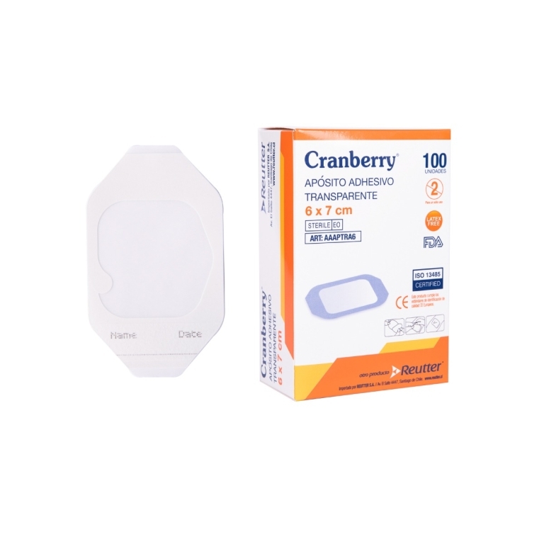 APOSITO ADHESIVO TRANSPARENTE 6CM 7CM X7