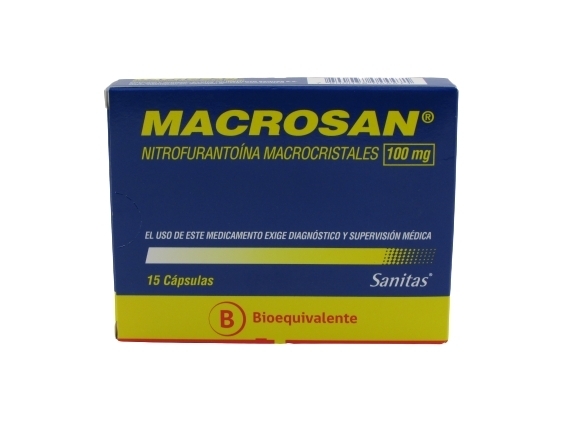 MACROSAN 100 MG X15 CAPSULAS