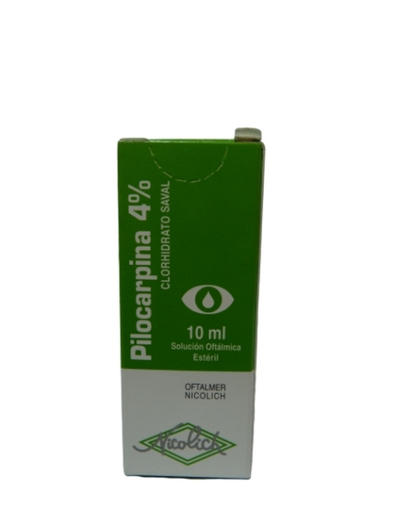 PILOCARPINA 4% SOLUCION OFTALMICA X10ML