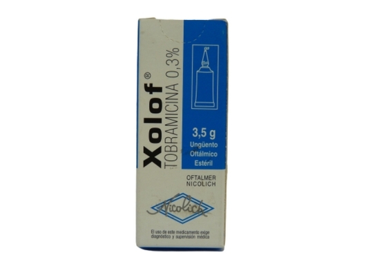Xolof 0.3% Ungüento Oftalmico X 3.5G | xolof ungüento 3.5g
