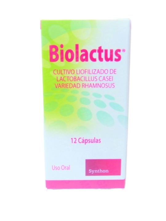 BIOLACTUS 250MG X12 CAPSULAS
