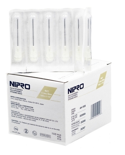AGUJA DESECHABLE N19G X1