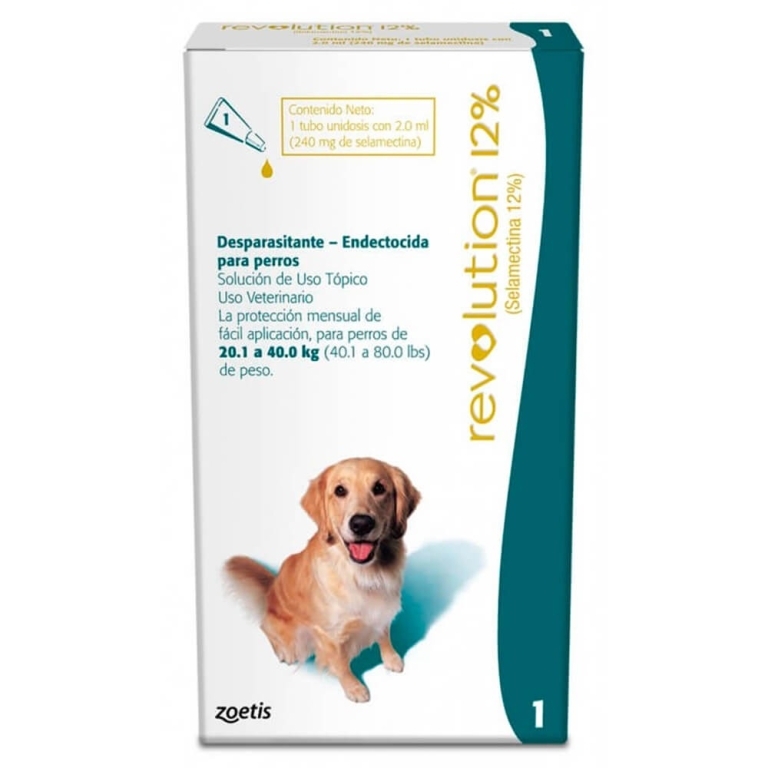 REVOLUTION PLUS 12% PIPETA PERRO 20.1 a 40KG