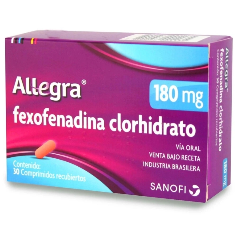 ALLEGRA 180 MG X30 COMPRIMIDOS