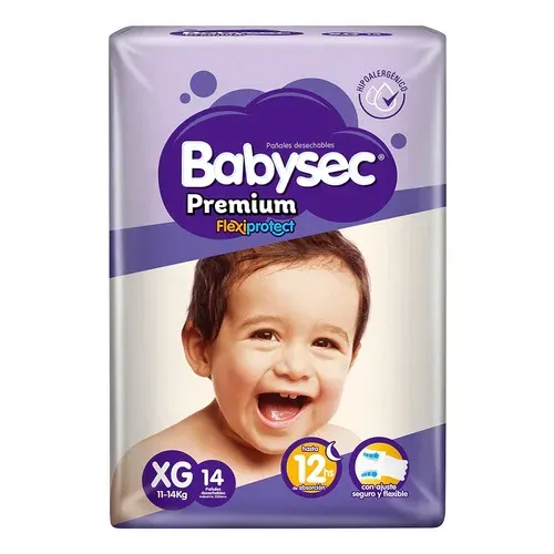 BABYSEC PAÑAL BEBE PREMIUM XG X14