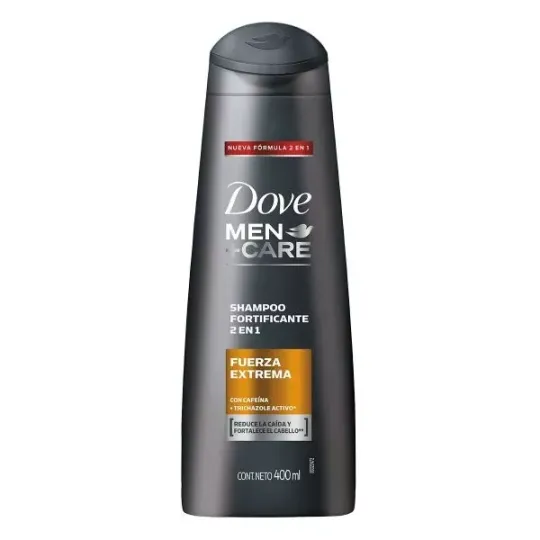 DOVE MEN SHAMPOO FUERZA EXTREMA X400