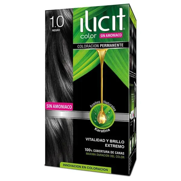 Tintura De Pelo Ilicit 1.0 Sin Amoniaco Negro | ilicit 1.0 negro