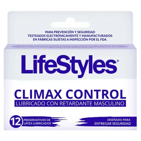 LIFESTYLES CLIMAX CONTROL X12