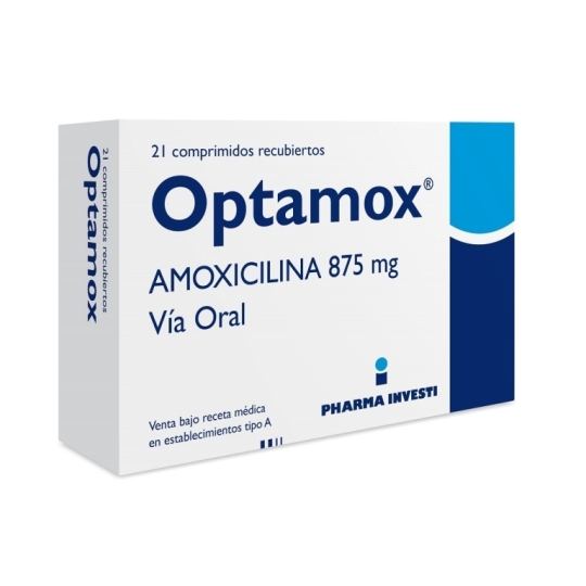 OPTAMOXAMOX ICILINA 875 MG X 21 COMPRIMIDOS