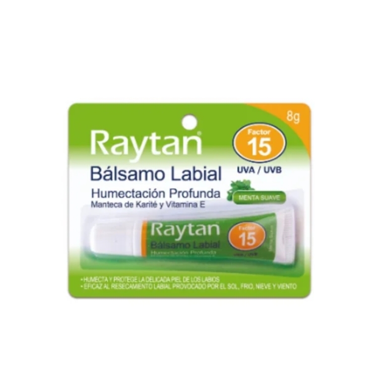 Balsamo Lab Spf 15 Menta Raytan Proteccion Alta | raytan spf15 menta