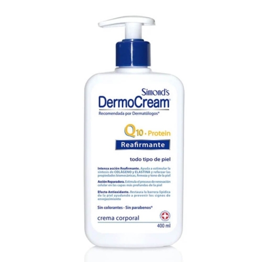 Simonds Dermocream Q10 Crema Reafirmante X 400 Ml | simonds q10 400ml