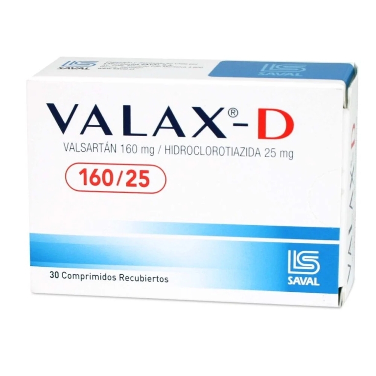VALAX D 160 MG/25 MG X 30 COMPRIMIDOS