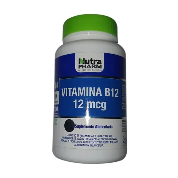 VITAMINA B12 12MCG X100 COMPRIMIDOS