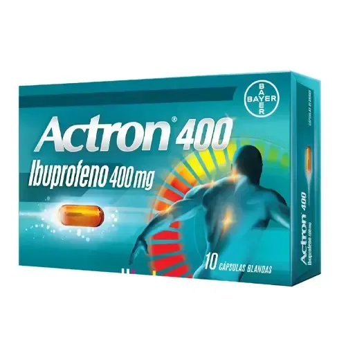 ACTRON 400MG X10 CAPSULAS