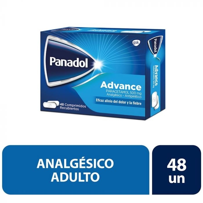 PANADOL ADVANCE 500MG X48 COMPRIMIDOS