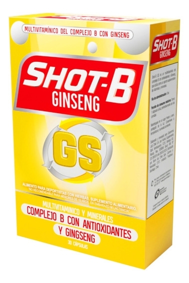 Shot B Gs Multivitaminico + Ginseng X 30 Capsulas | shot b gs 30cap