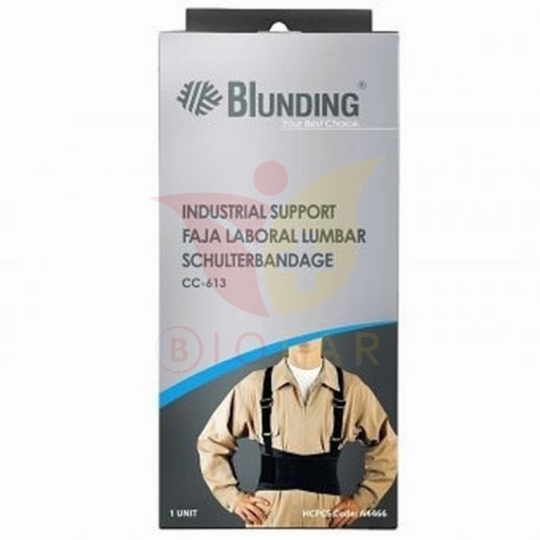 Blund Faja Laboral Lumbar Negra Talla L | blund faja