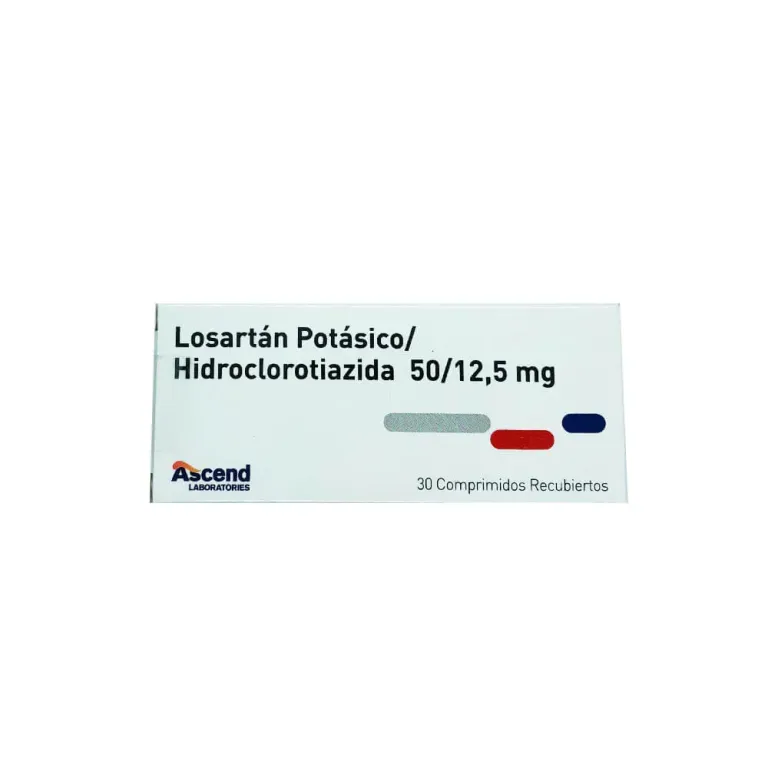 LOSARTAN HIDROCLOTIAZIDA 50 12.5 X30 COMPRIMIDOS