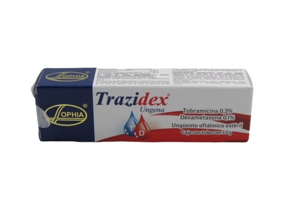 TRAZIDEX UNGÜENTO OFTÁLMICO 5ML X5