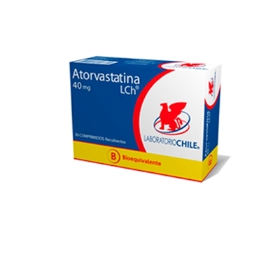 ATORVASTATINA 40 MG X30 COMPRIMIDOS