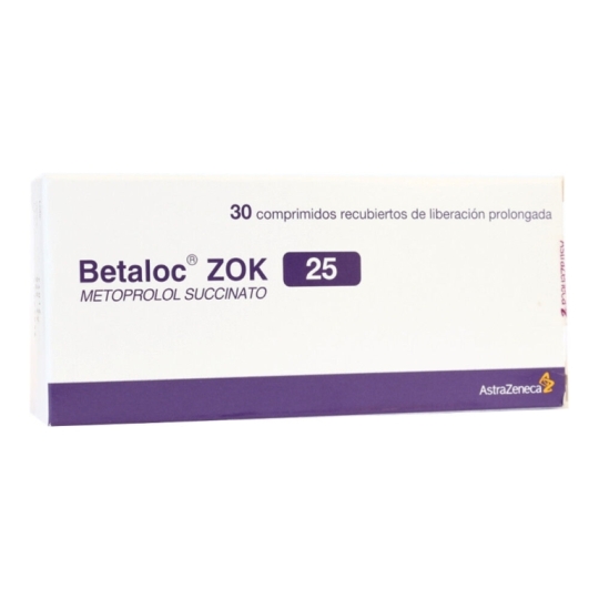 Betaloc Zok 25 Mg X 30 Comprimidos | betaloc zok 25mg