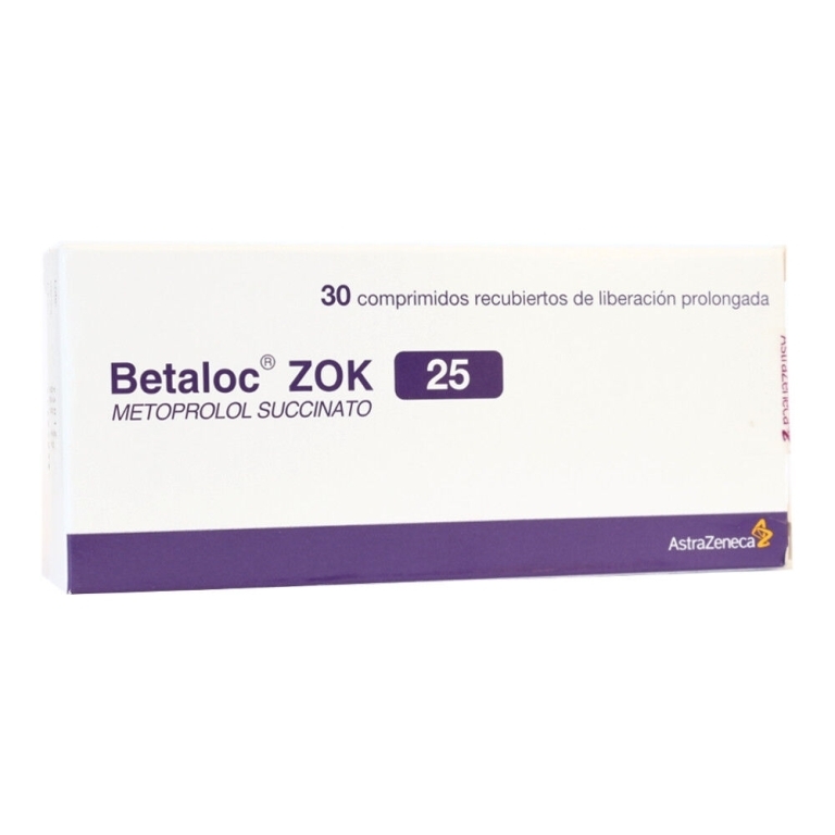 Betaloc Zok 25 Mg X 30 Comprimidos | betaloc zok 25mg