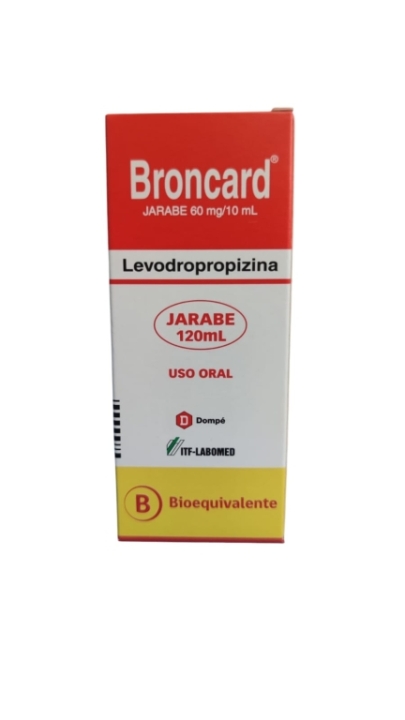 BRONCARD 60MG, JARABE 120ML X120
