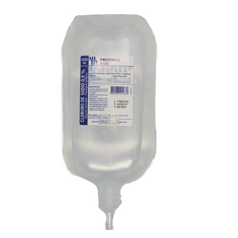 CLORURO DE SODIO 0.9% 1000ML