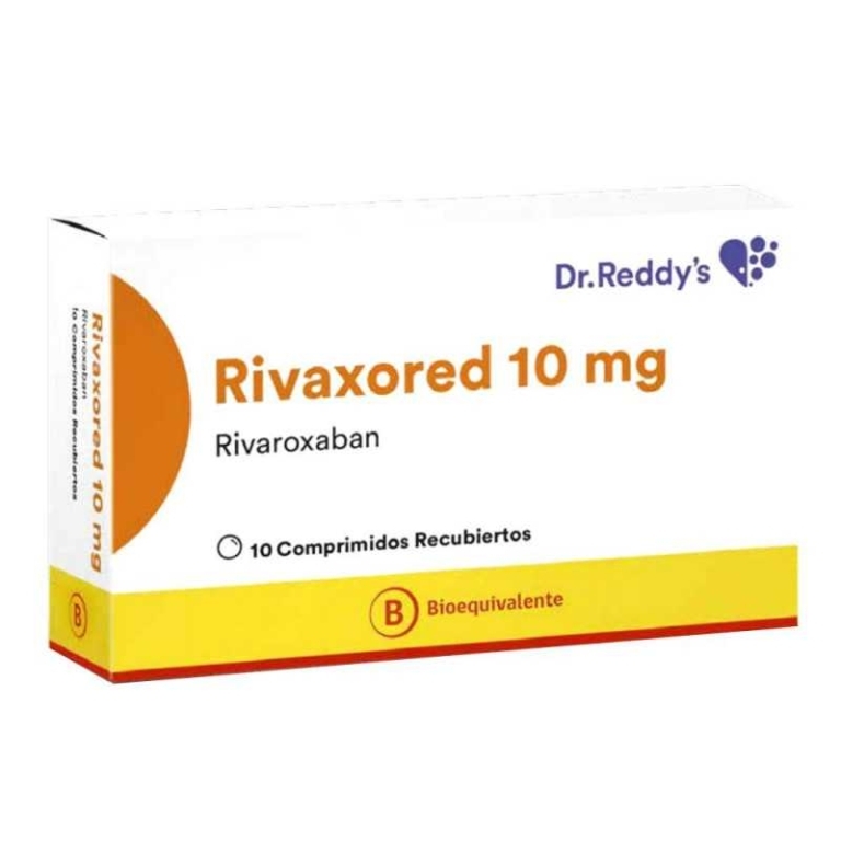 RIVAXORED 10MG X10 COMPRIMIDOS