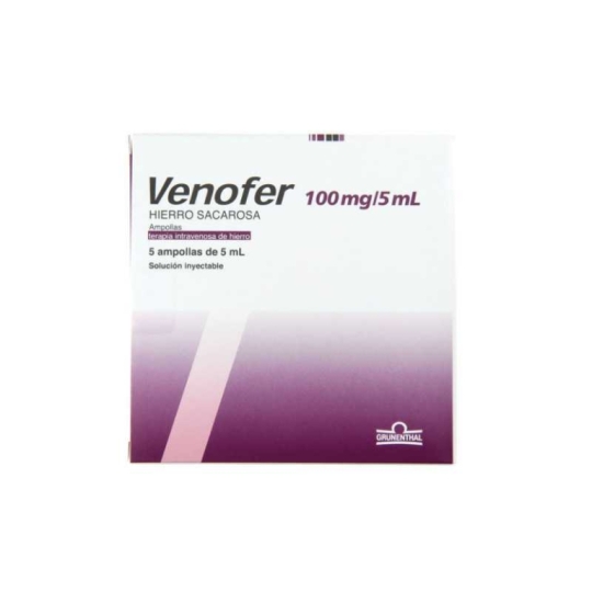 VENOFER 100 MG X 5 ML 5 AMP