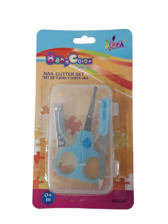 Set Tijera, Corta Uñas Y Lima Bh | set tijera