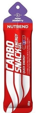 CARBO SNACK ENERGY GEL TSOBRES BLUEBERRY X 50 GR