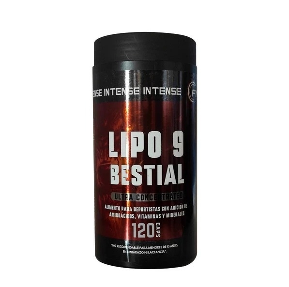 Fnl Sport Lipo 9 Bestial X 120 Capsulas | fnl lipo9 120cap