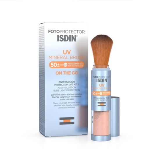 Isdin Protector Solar Uv Mineral Brush F50 + 2G | isdin brush 2g
