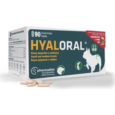 HYALORAL RAZAS PEQUEÑAS MEDIANAS X90 COMPRIMIDOS