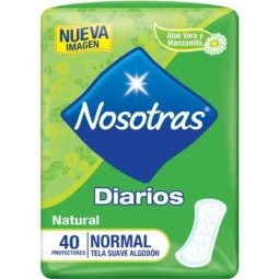 Nosotras Protector Diario Tela Largo X 40 Unidades | nosotras diario 40un