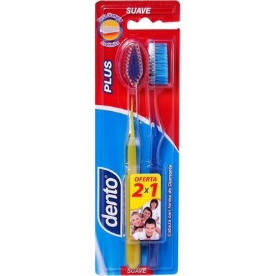 PACK DENTO CEPILLO PLUS X 2 UNIDADES