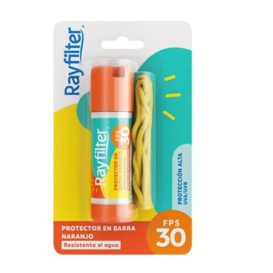 BALSAMO LABIAL RAYFILTER BARRA NARANJO FPS30 X 6G