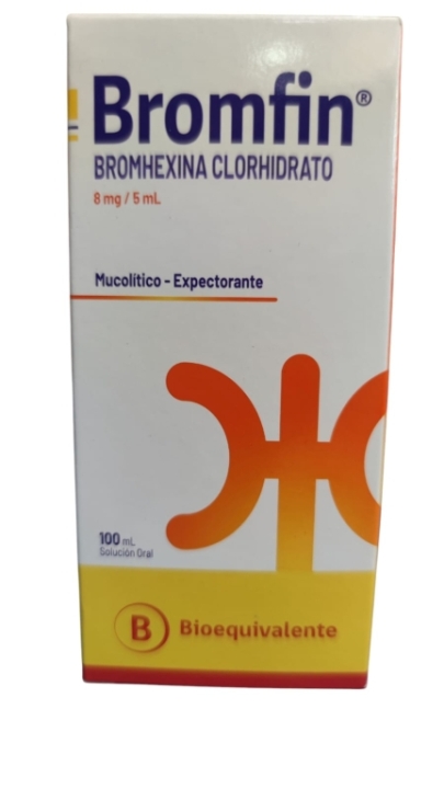 BROMFIN ADULTO 8MG JARABE 100ML X100