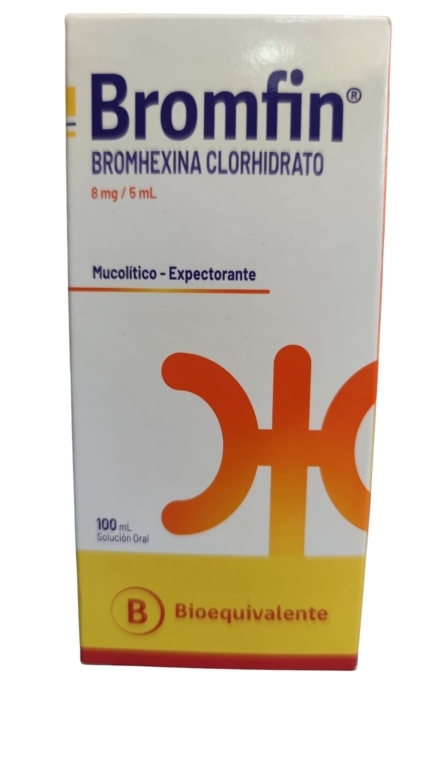 BROMFIN ADULTO 8MG JARABE 100ML X100
